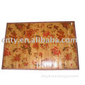 Natural bamboo floor mat